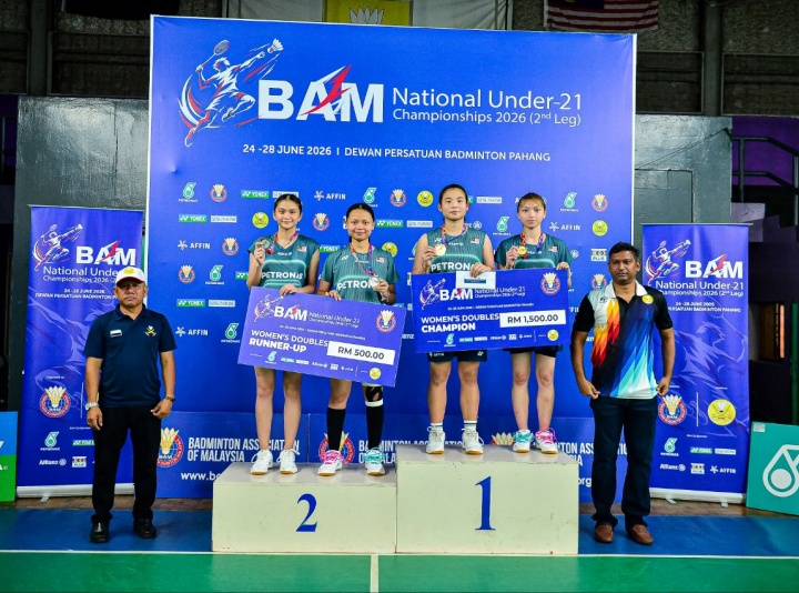 #BAMNationalU21 2026 Leg 2: Noraqilah-Xin Yee capture WD crown