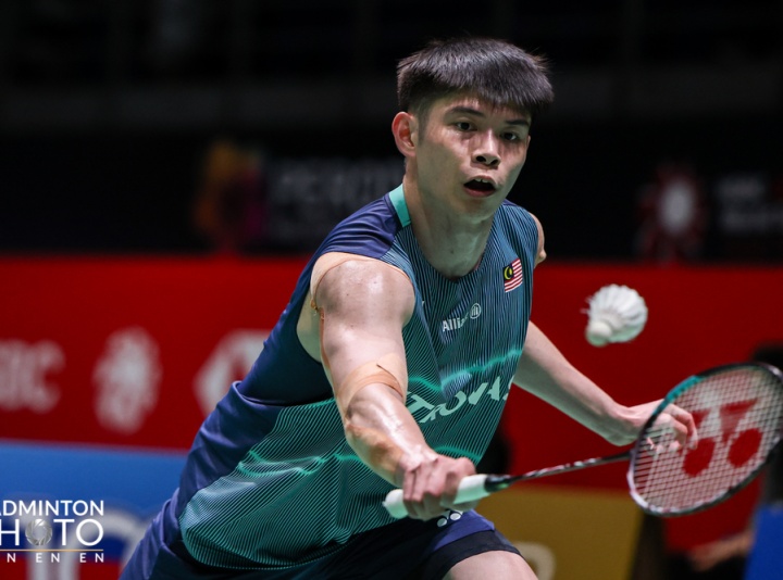World No. 27 Jun Hao overcame his opponent, Kodai Naraoka from Japan in Round of 32