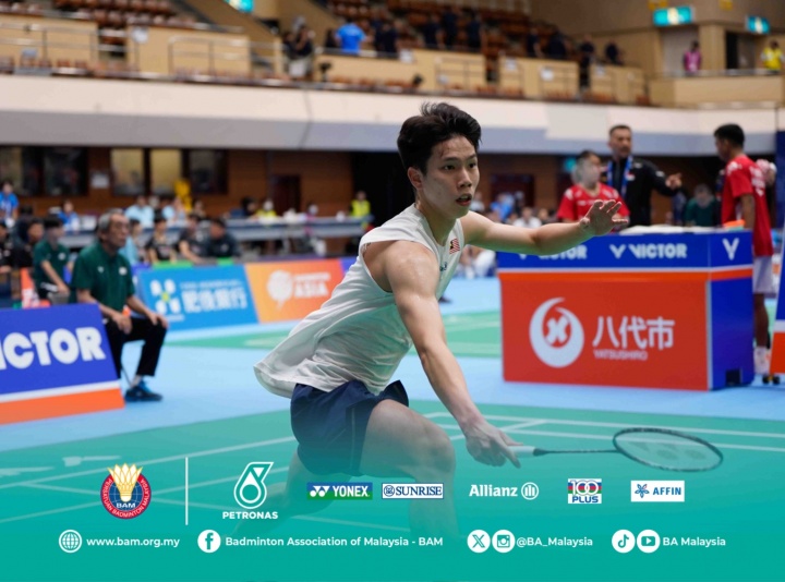 Kong Wei Xiang produced a strong performance to beat the opponent