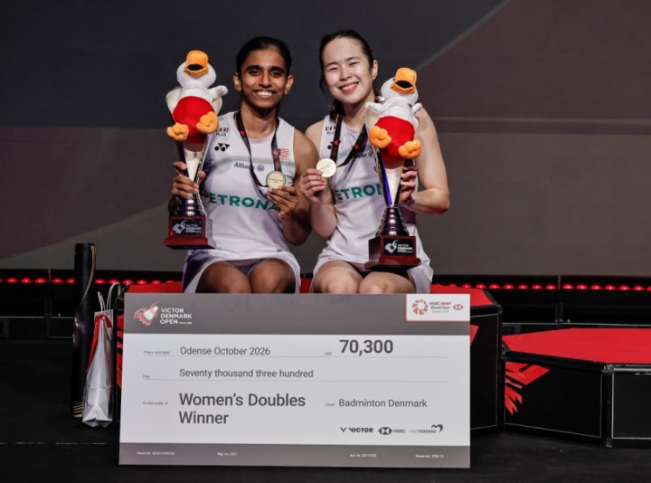 World No. 5 Pearly-Thinaah had their second title this year following Indonesia Masters in January