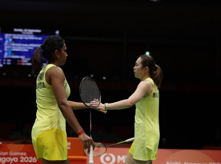 World No. 5 Pearly-Thinaah through to the semi-finals.
