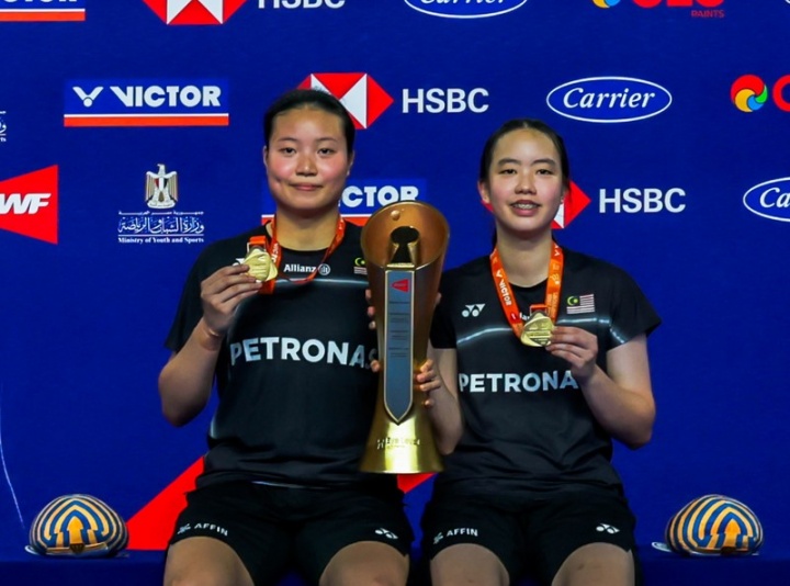 Second seeds Genevie-Zi Yu crowned the title, making history for Malaysia as the first women’s doubles champion